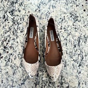 Steve Madden Snake Print Flats